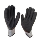 10g Recycled Black Latex Coated Cotton Gloves Hand Care