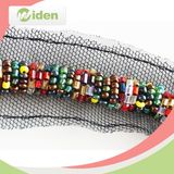 Fast Delivery Colorful Beads Saree Border Lace Beaded Lace Trim