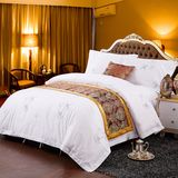 200tc Hotel Bedding Set/Sateen Printed Hotel Bedding