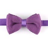 Men's Fashionable Plain Knitted Bow Tie (YWZJ 16)
