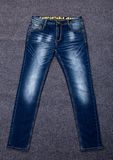 Men Comfortable Straight Cut Slim Fit Denim Jeans