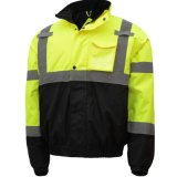 Uniform Factory Reflective Stripes Workwear Traffic Safety Winter Jacket