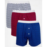2016 Good Quality Customize Knitted Cotton Colorful Stripe Boxers