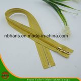 5#Nylon Zipper Golden Teethe Golden Tape