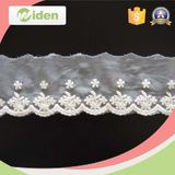 Beautiful Net and Organza Embroidery Flower Pattern Lace