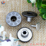 Free Sample Custom Brass Jeans Button and Accessories for Women Denim Dress