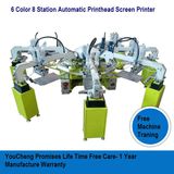 Automatic Round Shape Screen Printer Machine for Garment