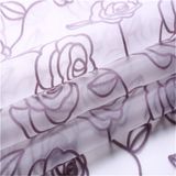 Shiny 2020 Organza Fabric + Flocking