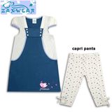 Zaxwear Bamboo Fiber Classic Girls Dress Sets with Matching Pants