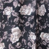 30s Printe Rayon Fabric with Rose Flower for Women Clothing