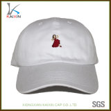 Custom Sports Running White Dad Baseball Hat Embroidered