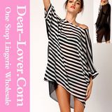 Newest Sexy Black White Stripes Beachwear