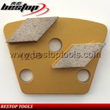 120# Soft Bond Rhombus Segments Trapezoid Diamond Grinding Trap Shoe