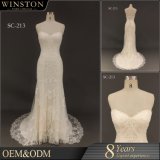 Strapless Lace Tulle Mermaid Wedding Dress 2018