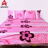 Cheap 100% Polyester Flannel Fleece Custom Printed Bedding Set