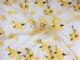 2018 Spring Children /Kid Small Flower Design Net Lace Fabric for Dress