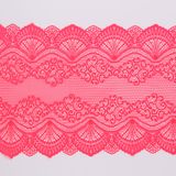 Carmine Lace Fabric China Jacquard Lace Dress Fabric