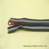 5# Plastic Close End Zipper with Reflective Tape for Clothing