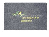 Polyester Carpet and PVC Back Embroidered Room Mat