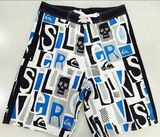 Oeko-Tex Flat Waist Polyester Patterned Men Board Short Swimwear