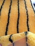 Senhe 720GSM 12mm Yellow Black Fabric