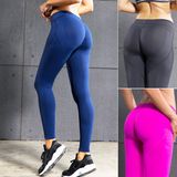 Fit Plain Butt Lifting Spandex Leggings, Fashion Clothes Sports Wear