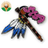 Custom Wholesale Clothes Decoration Hard Enamel Metal Badge