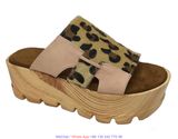 Large Size 2018 Sexy Fashion Leopard Handmade Summer Leather Shoes