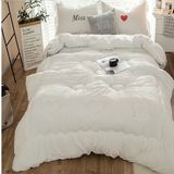 China Gold Supplier Hotel 100% Cotton White Down Comforter/Microfiber Quilt/Polyester Duvet Fro USA Market