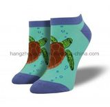 Sea Turtle Fashion Cotton Dress Ankle Sock
