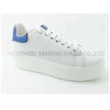 Hot Sale Women Shoes / Leather PU Injection Shoes (SNC-65008)
