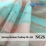 Shinning Stripe Organza Fabric for Fashion Ladies Clothing