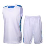 Customize Men's Polyester Elastic V Neck Suits Basketball Jersey