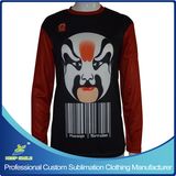 Custom Sublimation Men's Long Sleeve Lacrosse Shooting Shirt