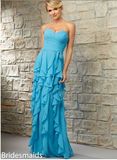 2015 Layer Chiffon Wedding Bridesmaid Dresses Bd718