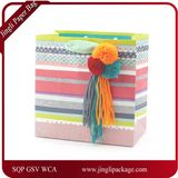 Pretty Paper Gift Bag, Art Paper Bag, Glossy Coated Paper Bag, Shopping Paper Bag