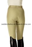 Beige Elastic Cotton Riding Breeches Jodhpurs (SMB3015)
