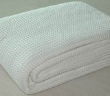 100% Organic Cotton Waffle Cotton Blanket