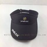 Adjustable Foam Nylon Sun Visor Cap with Customized Embroidery