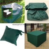 Square Patio Table and Chair Set Cover Waterproof Outdoor Furniture Cover, Durable Patio Table Cover Outdoor Garden Cover Shelter Esg10165