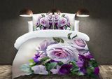3D Luxury Flower Bedding Soft 3D Duvet Cover Sets Comforter Sets
