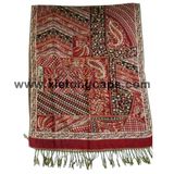 2018 Ladies Red Fashion Style Soft Jacquard Scarf