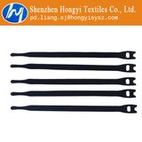 Black Reusable Hook & Loop Cable Tie Adjustable