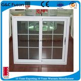 Sliding Glass Reception Window Aluminium Brown Color Sliding Window