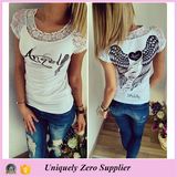 2016 Latest Women Polyester Individuality T-Shirts