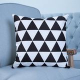 Digital Print Decorative Cushion/Pillow with Ikat Geometric Pattern (MX-20B/C/D/E/F/G)