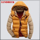 Padded Outerwear Jacket for Men Winter Clothes