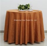 Hot Sale Plain Jacquard Polyester Table Linen