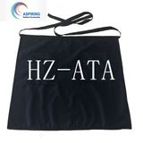 Promotion Restaurant 3 Pocket Black Short Waiter Waist Aprons