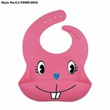 Eco-Friendly Soft Washable Silicone Baby Bib